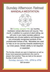 mandala retreat meditation sunday